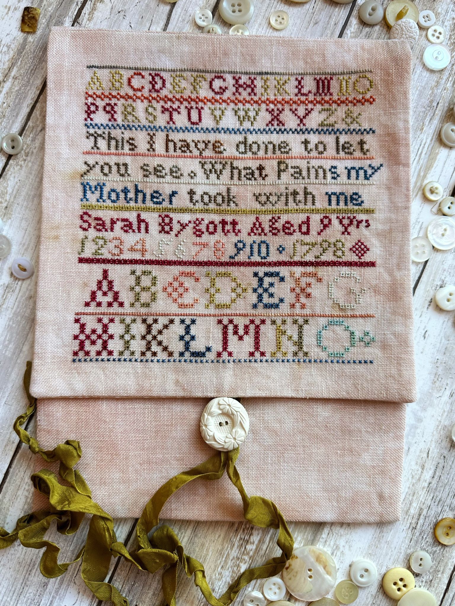 Sarah Bygott 1798 - Cross Stitch Pattern