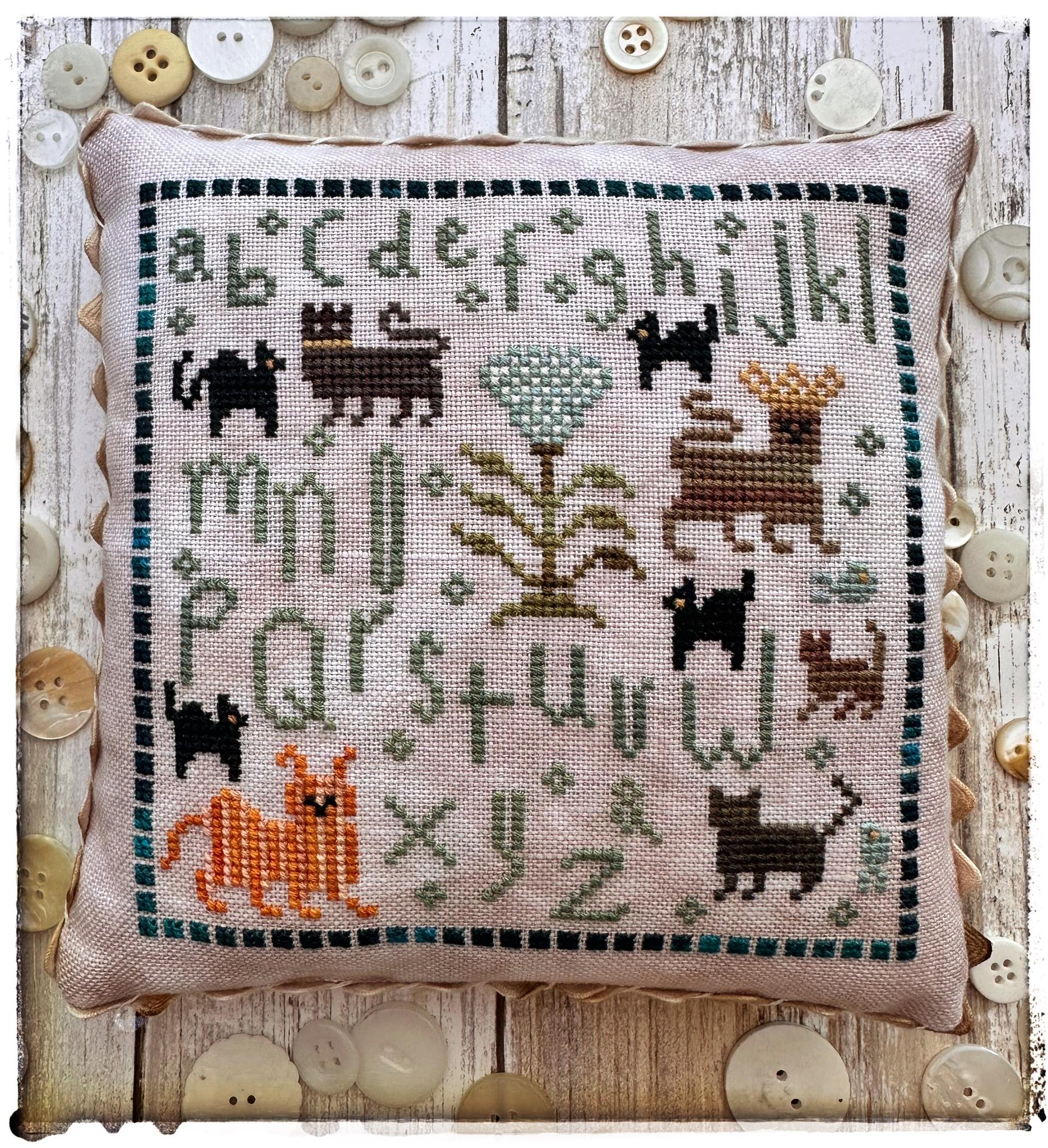 Cats Nine Sampler - Cross Stitch Pattern
