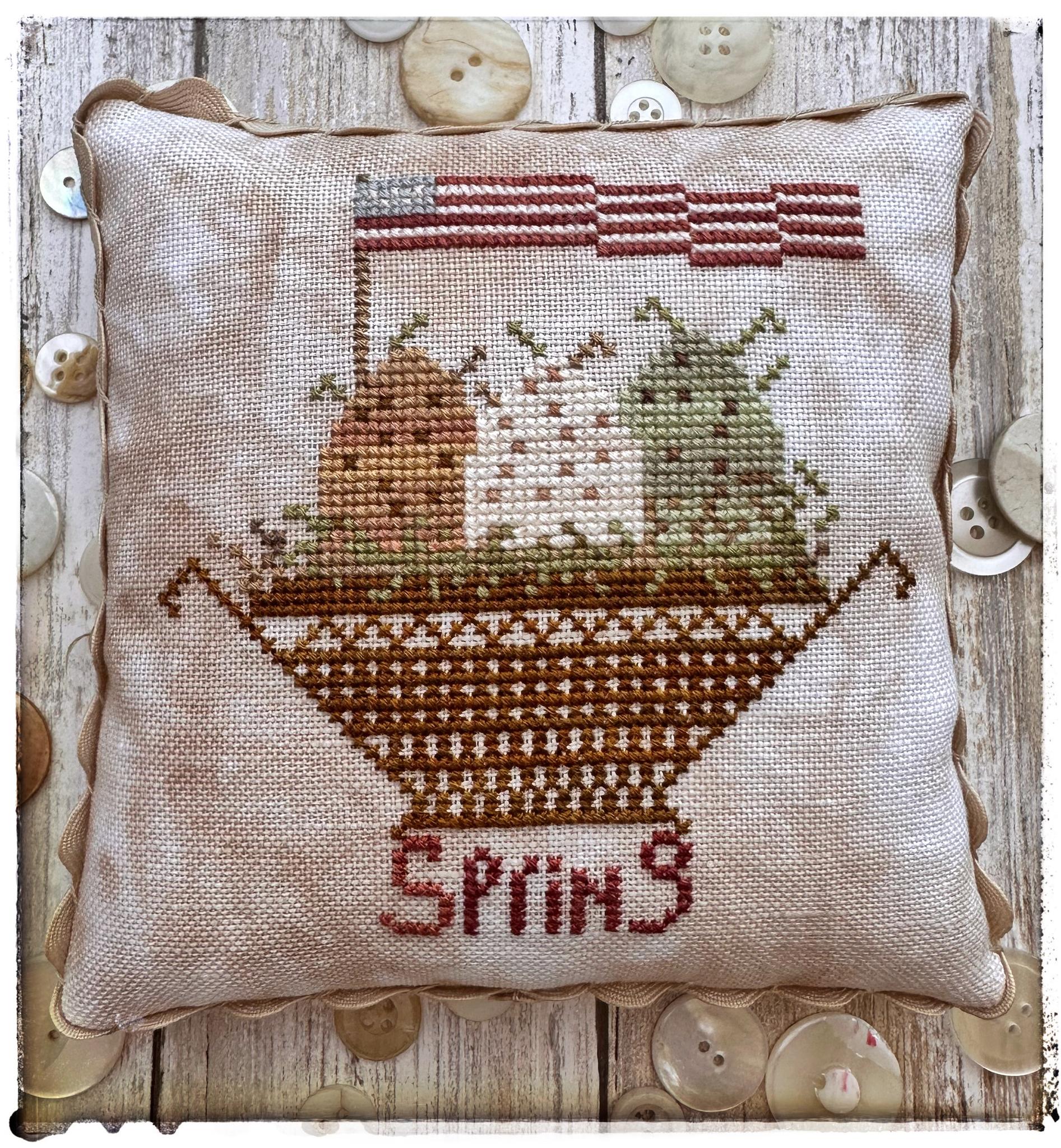 Spring Flag - Cross Stitch Pattern