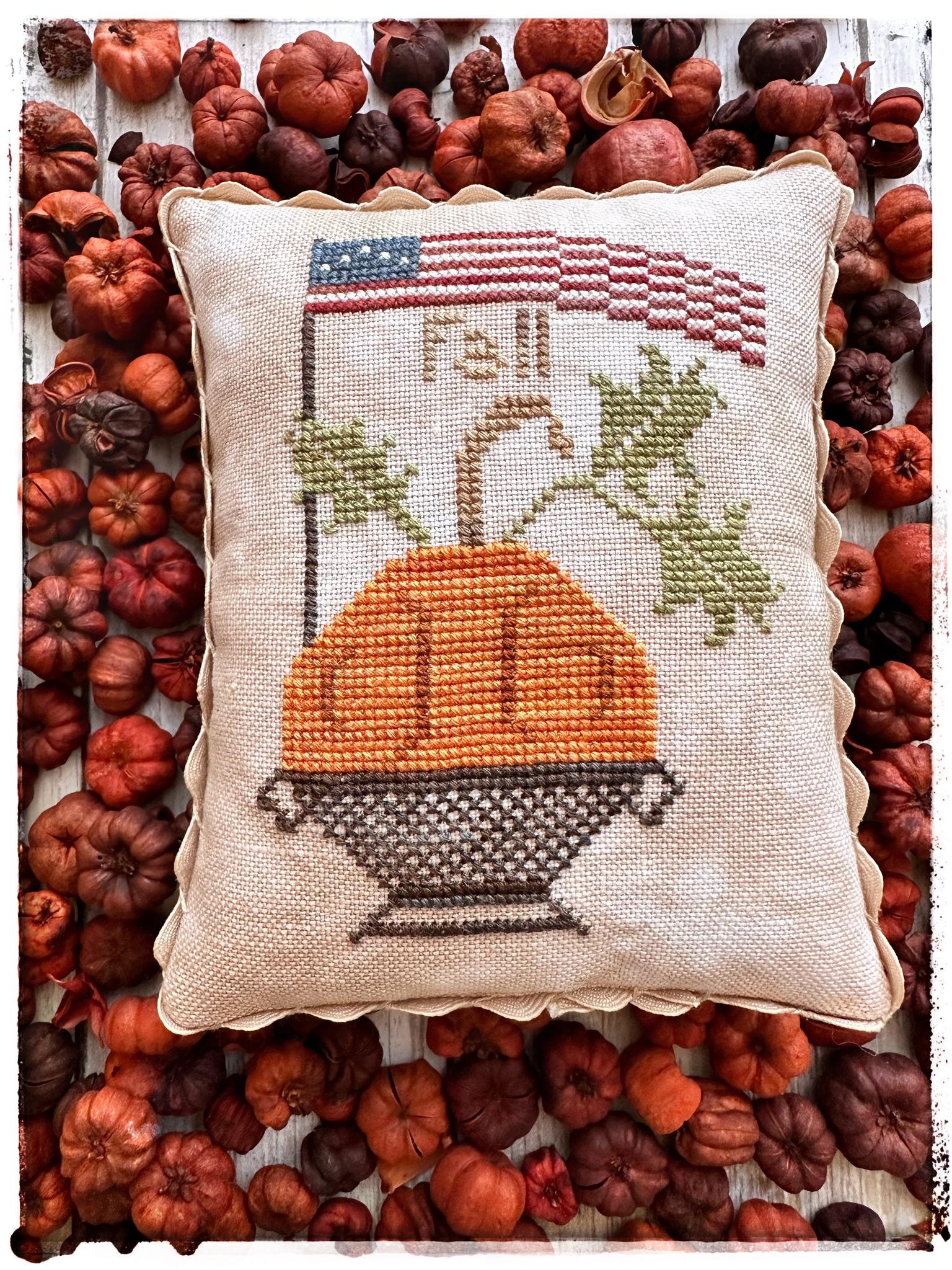 Fall Flag - Cross Stitch Pattern