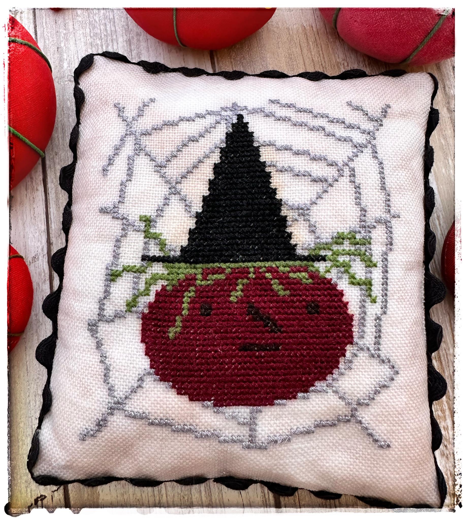 Tomato Witch - Halloween Cross Stitch Pattern