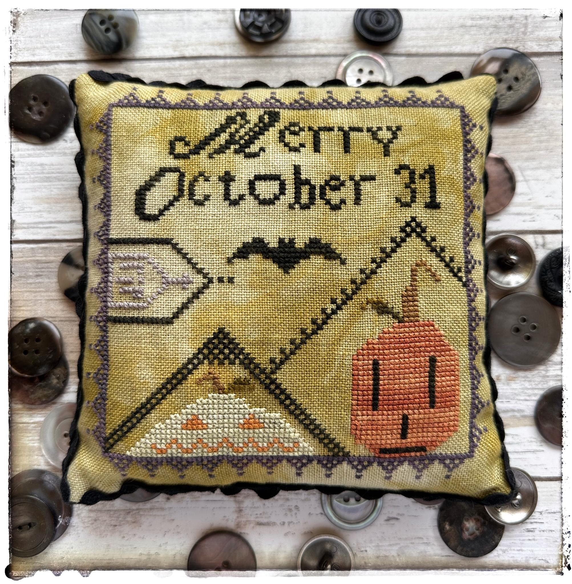 Merry October - Halloween Cross Stitch Pattern