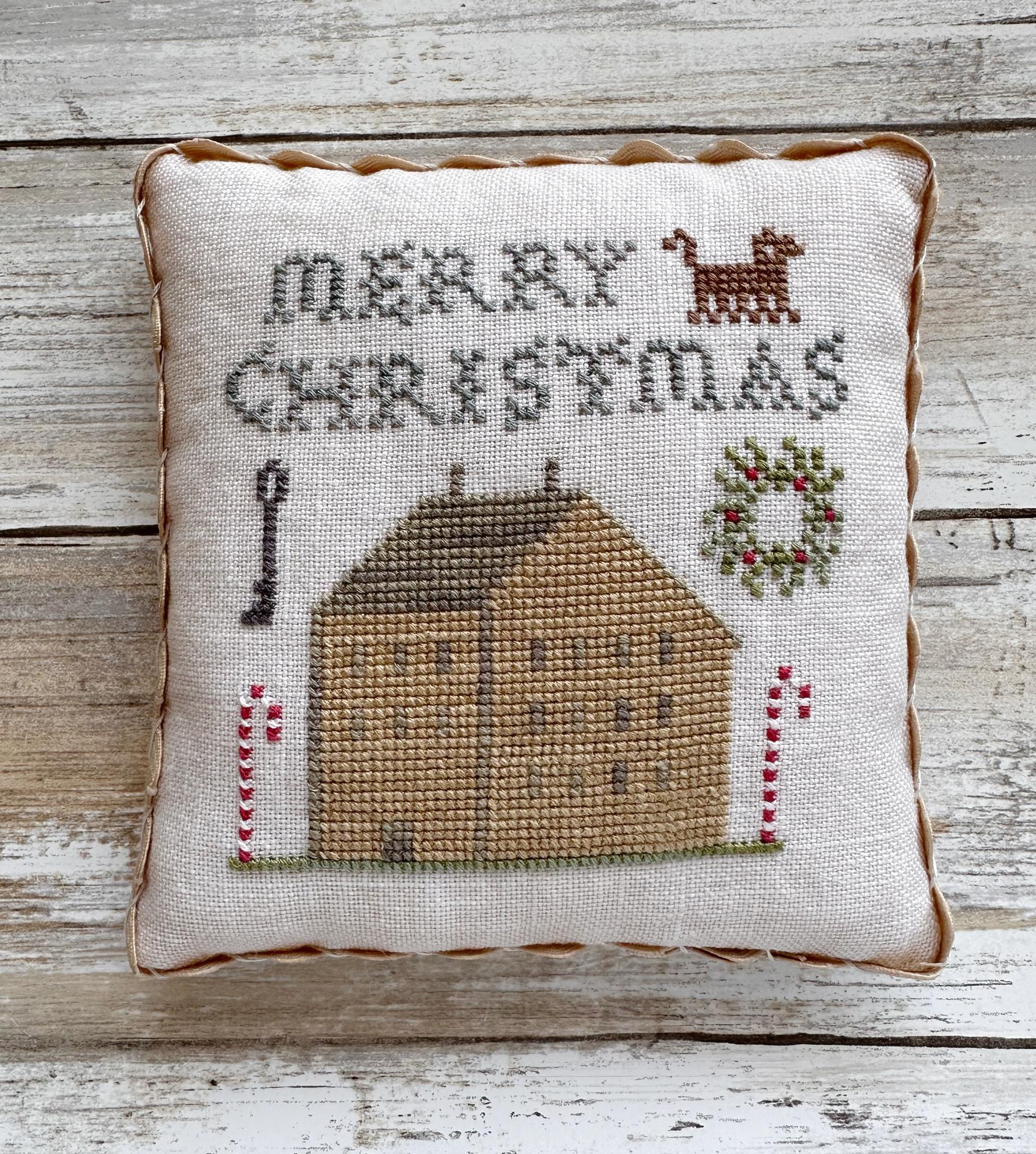 Saltbox Merry Christmas - Cross Stitch Pattern