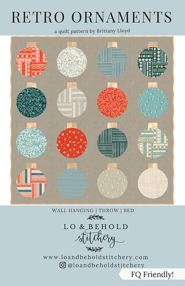 Retro Ornaments - Quilt Pattern