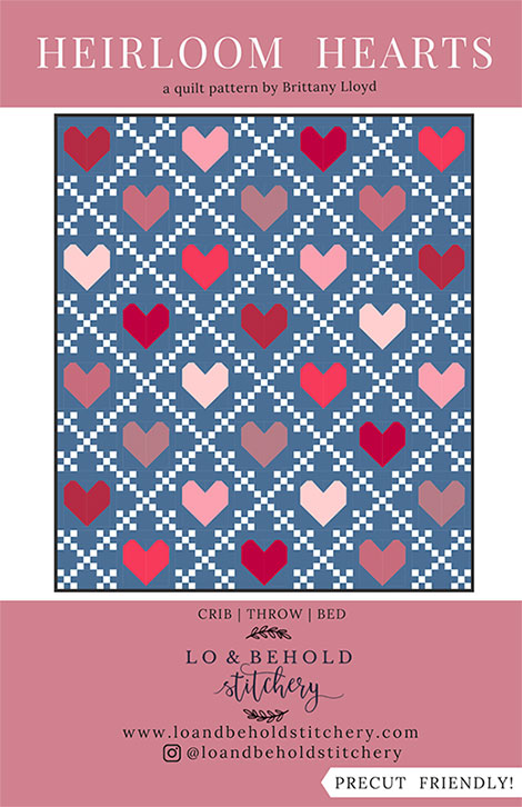 Heirloom Hearts - Quilt Pattern