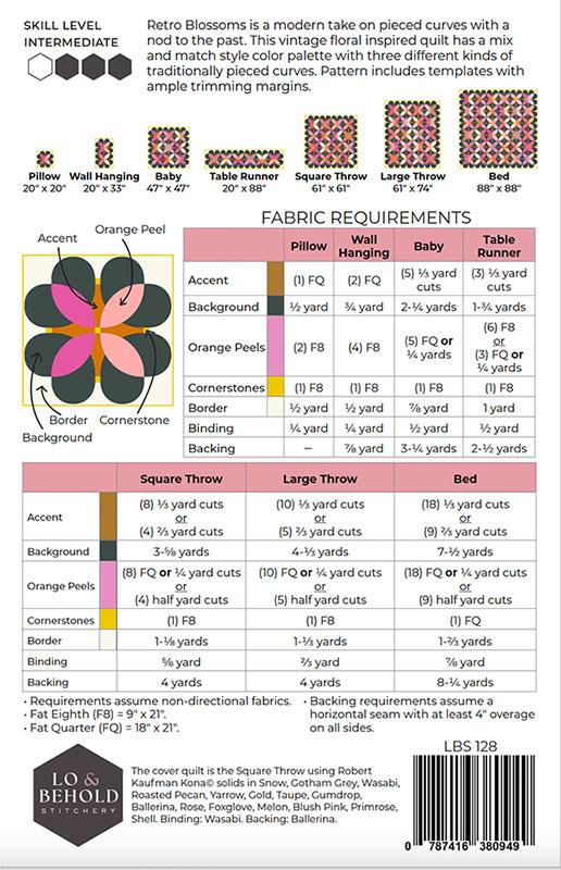 Retro Blossoms - Quilt Pattern