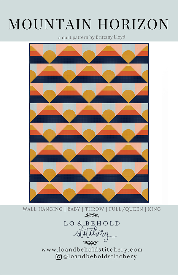 Mountain Horizon - Quilt Pattern