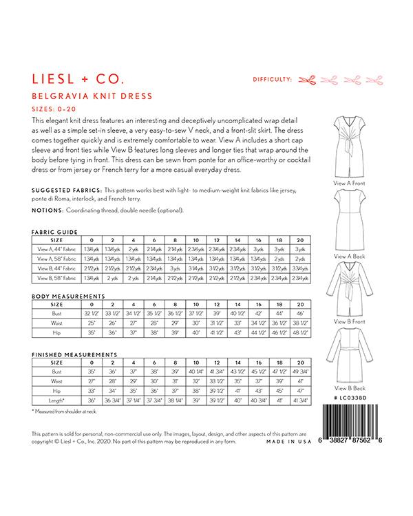 Belgravia Knit Dress - Sewing Pattern, different perspective #1, zoomed in. Select this picture to zoom back out.