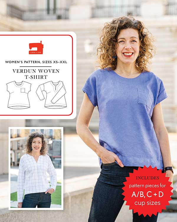 Verdun Woven T-Shirt - Sewing Pattern