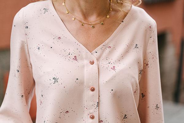 Geneva V-Neck Blouse - Sewing Pattern