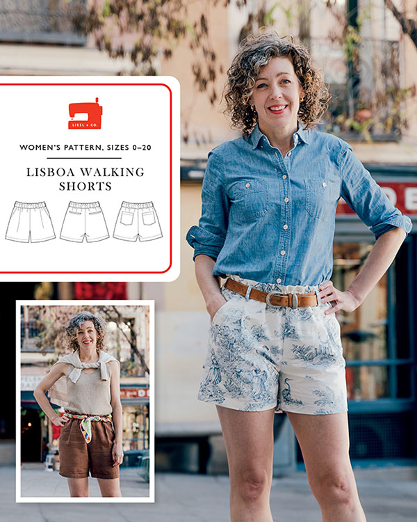 Lisboa Walking Shorts - Sewing Pattern