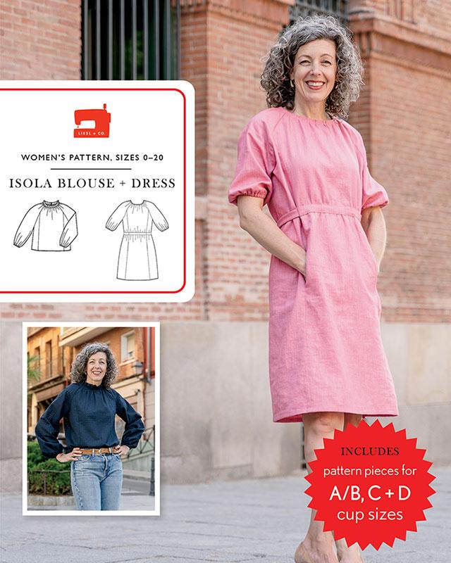 Isola Blouse + Dress - Sewing Pattern