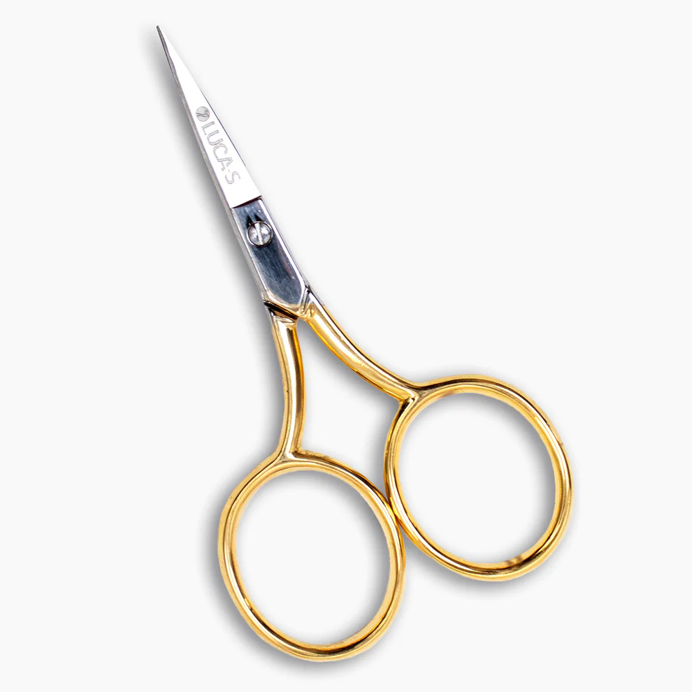 Embroidery Scissors Widebow Gold Plated 3 1/2"