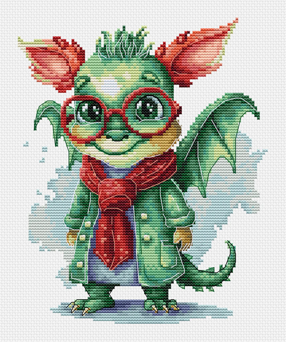 The Elegant Dragon - Cross Stitch Kit 