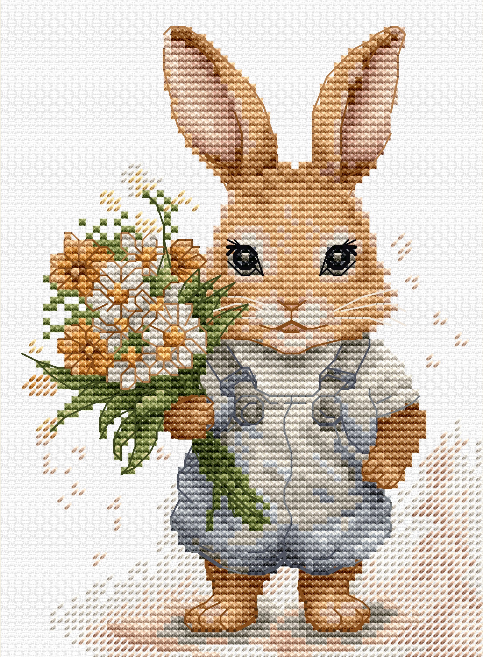 The Bunny's Surprise - Cross Stitch Kit 