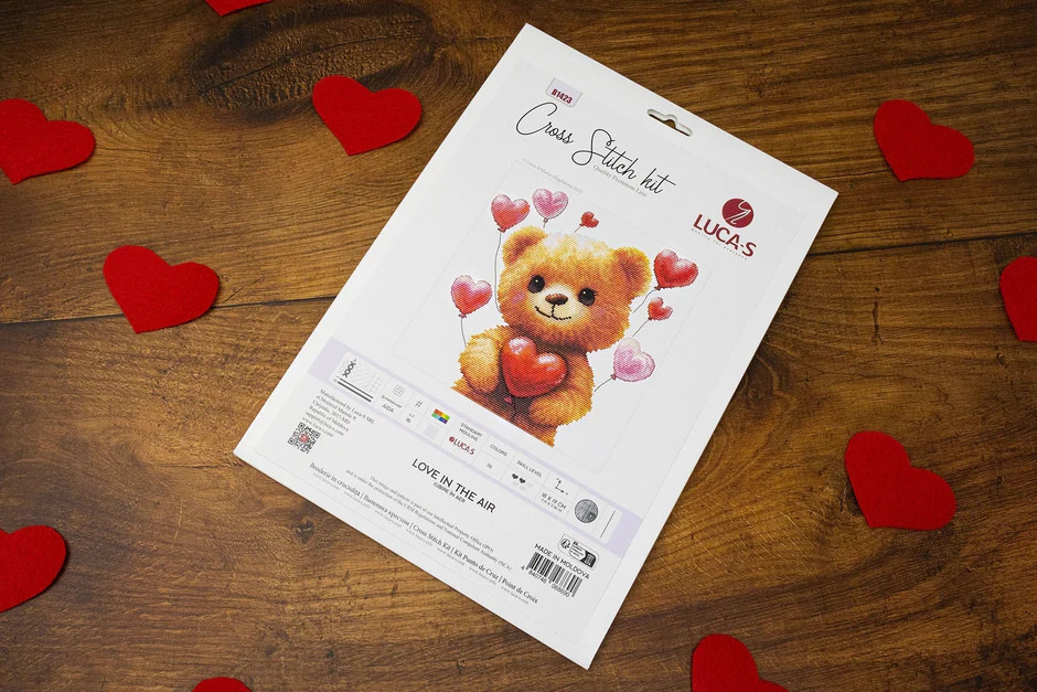 Love in the Air - Valentine Cross Stitch Kit 