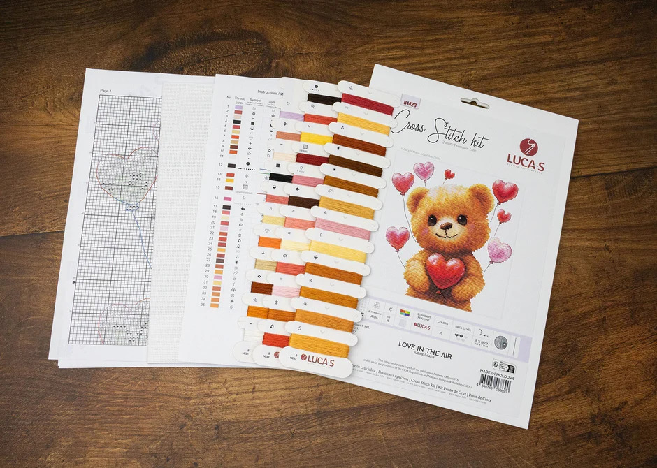 Love in the Air - Valentine Cross Stitch Kit 