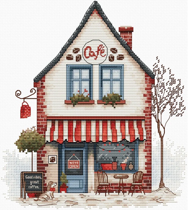 Welcome To Coffee! - Cross Stitch Kit 
