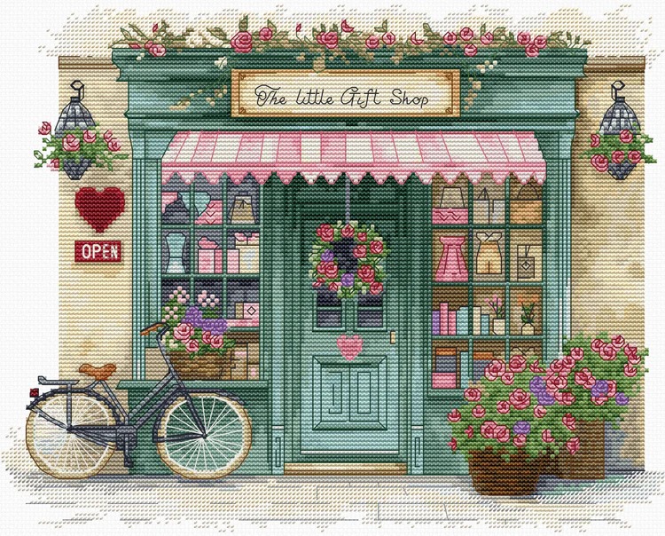 The Little Gift Shop - Cross Stitch Kit