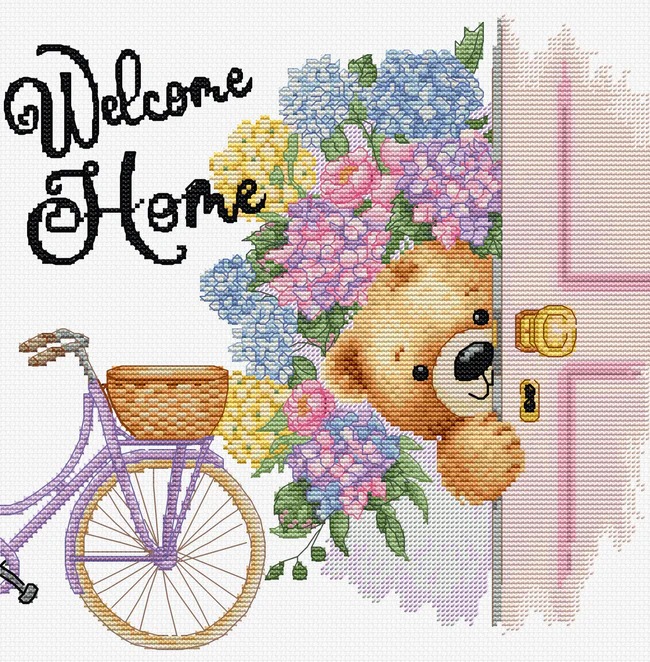 Welcome Home - Cross Stitch Kit