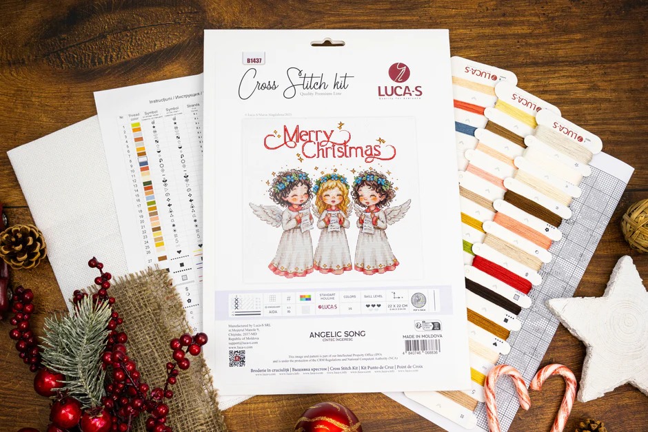 Angelic Song - Christmas Cross Stitch Kit