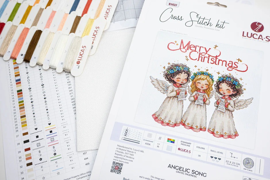 Angelic Song - Christmas Cross Stitch Kit