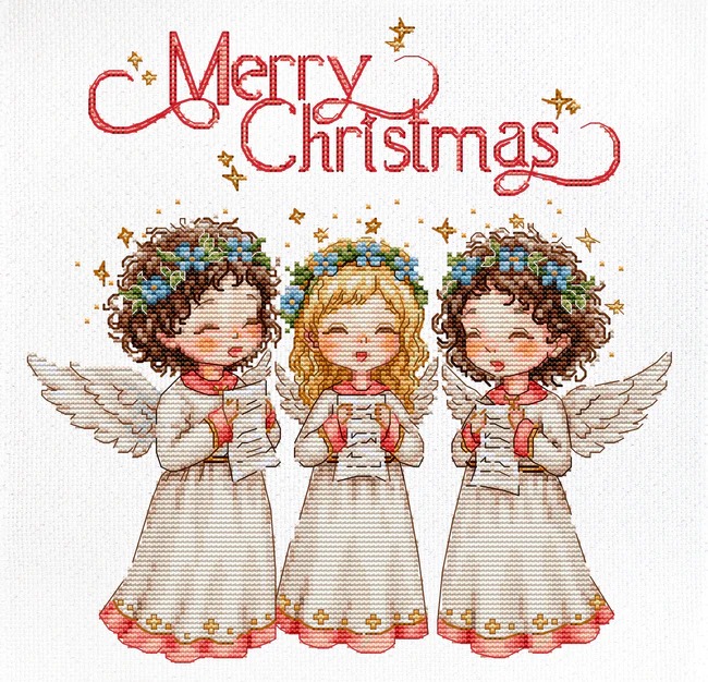 Angelic Song - Christmas Cross Stitch Kit