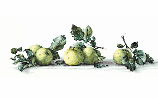 Still Life with Apples - Cross Stitch Kit