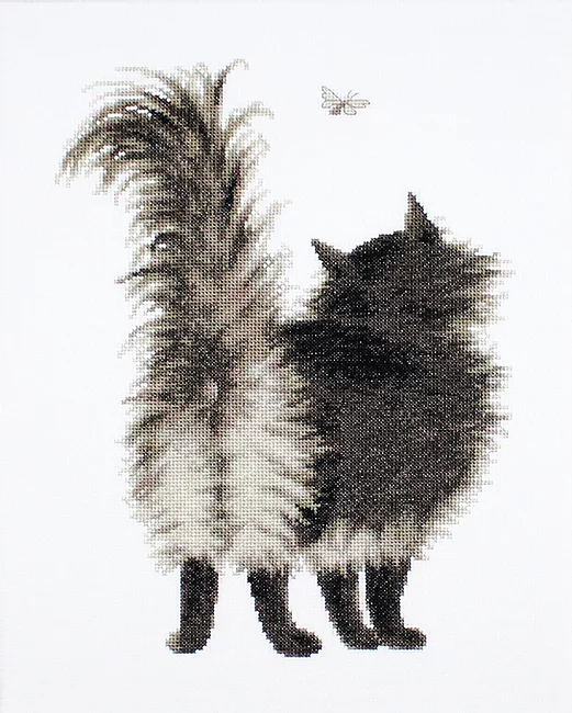 Shushun (Cat) - Cross Stitch Kit