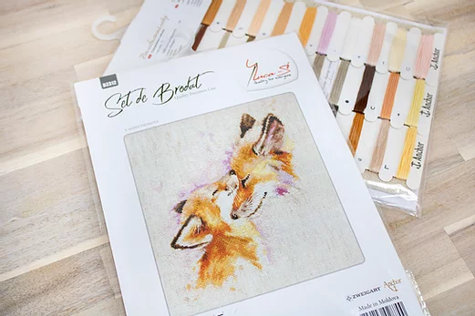 Foxes - Cross Stitch Kit
