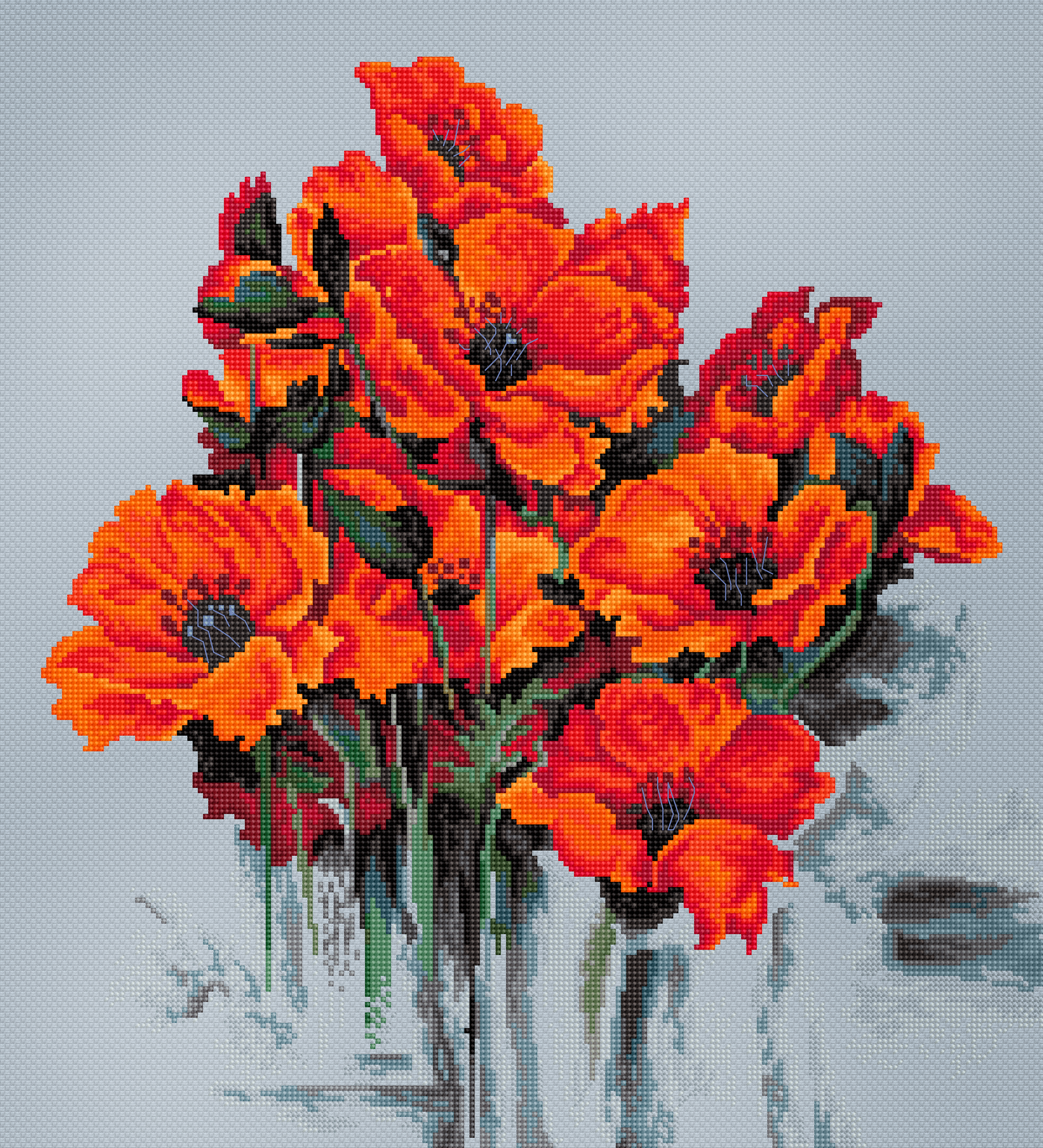 The Poppies - Cross Stitch Kit