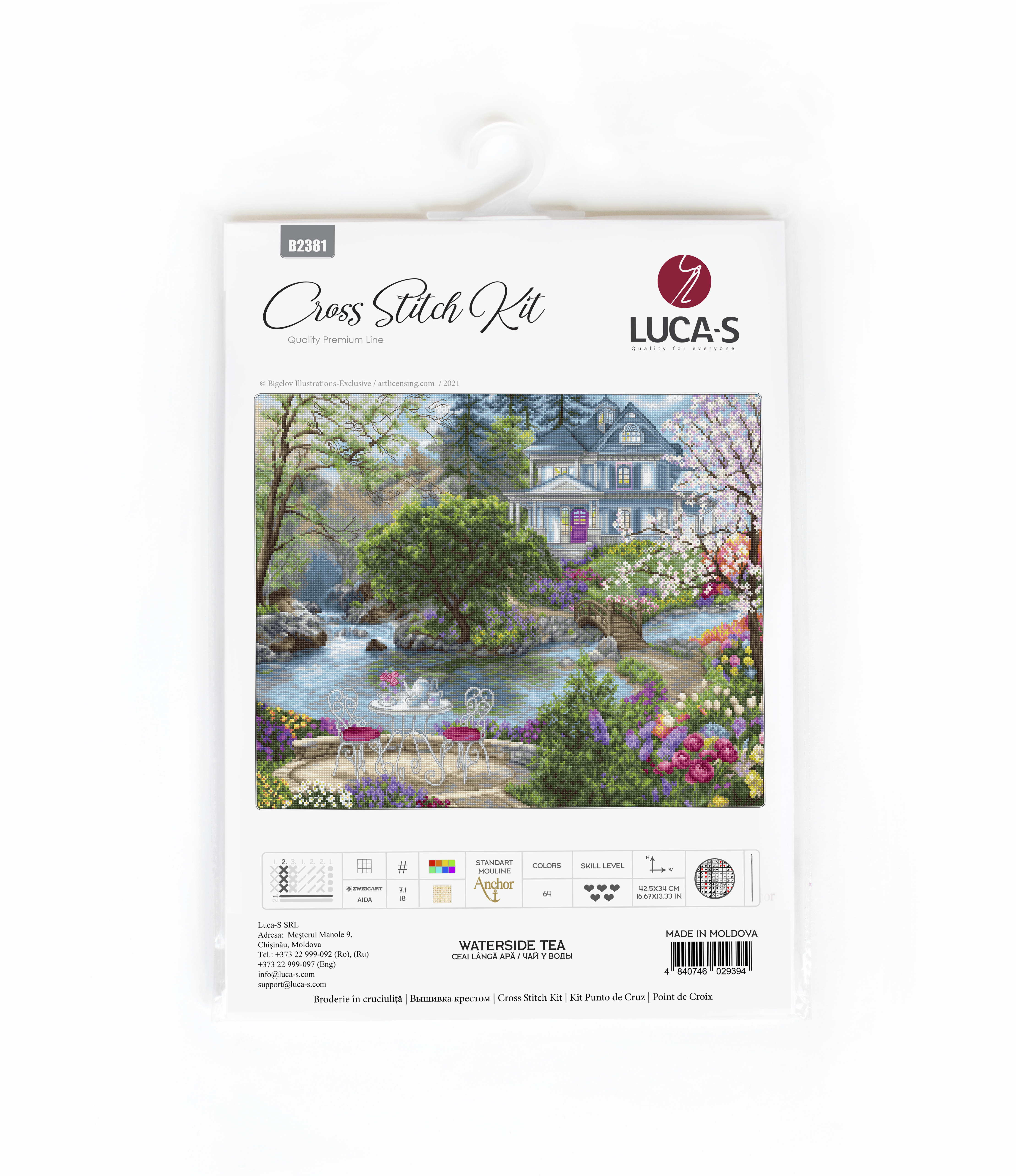 Waterside Tea - Cross Stitch Kit