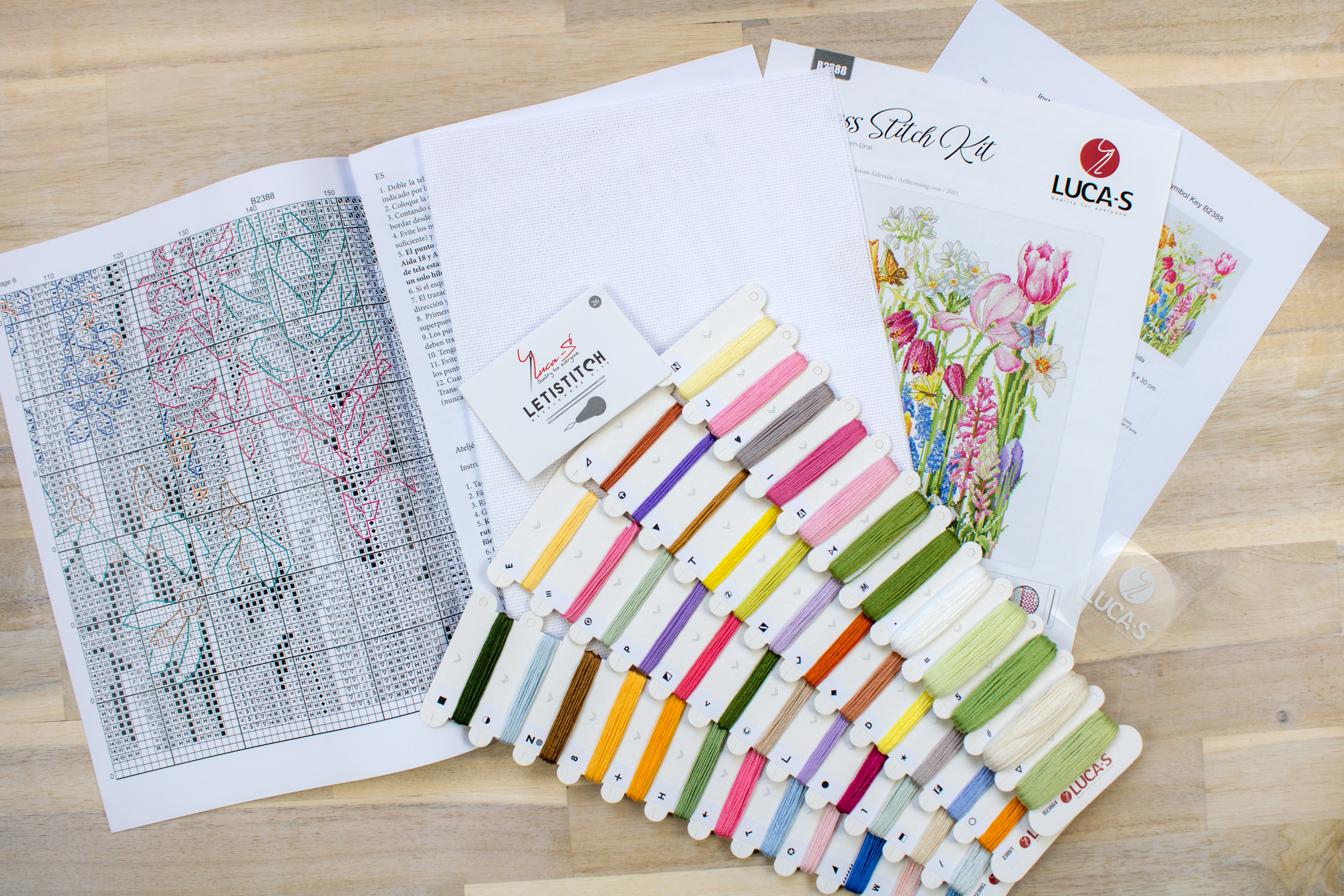 March Bouquet - Luca-S - Cross Stitch Kit