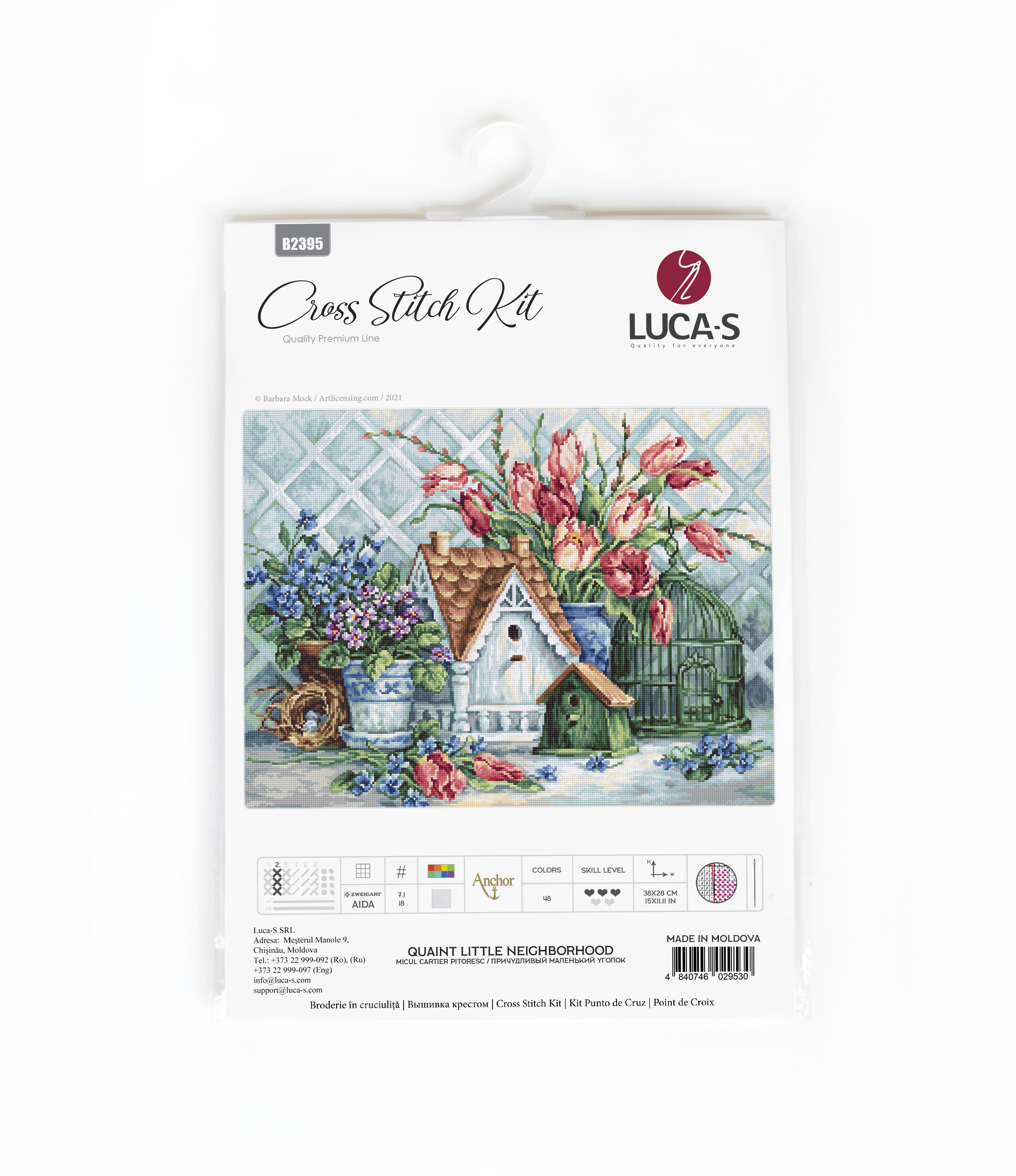 Quaint Little Neighborhood - Cross Stitch Kit