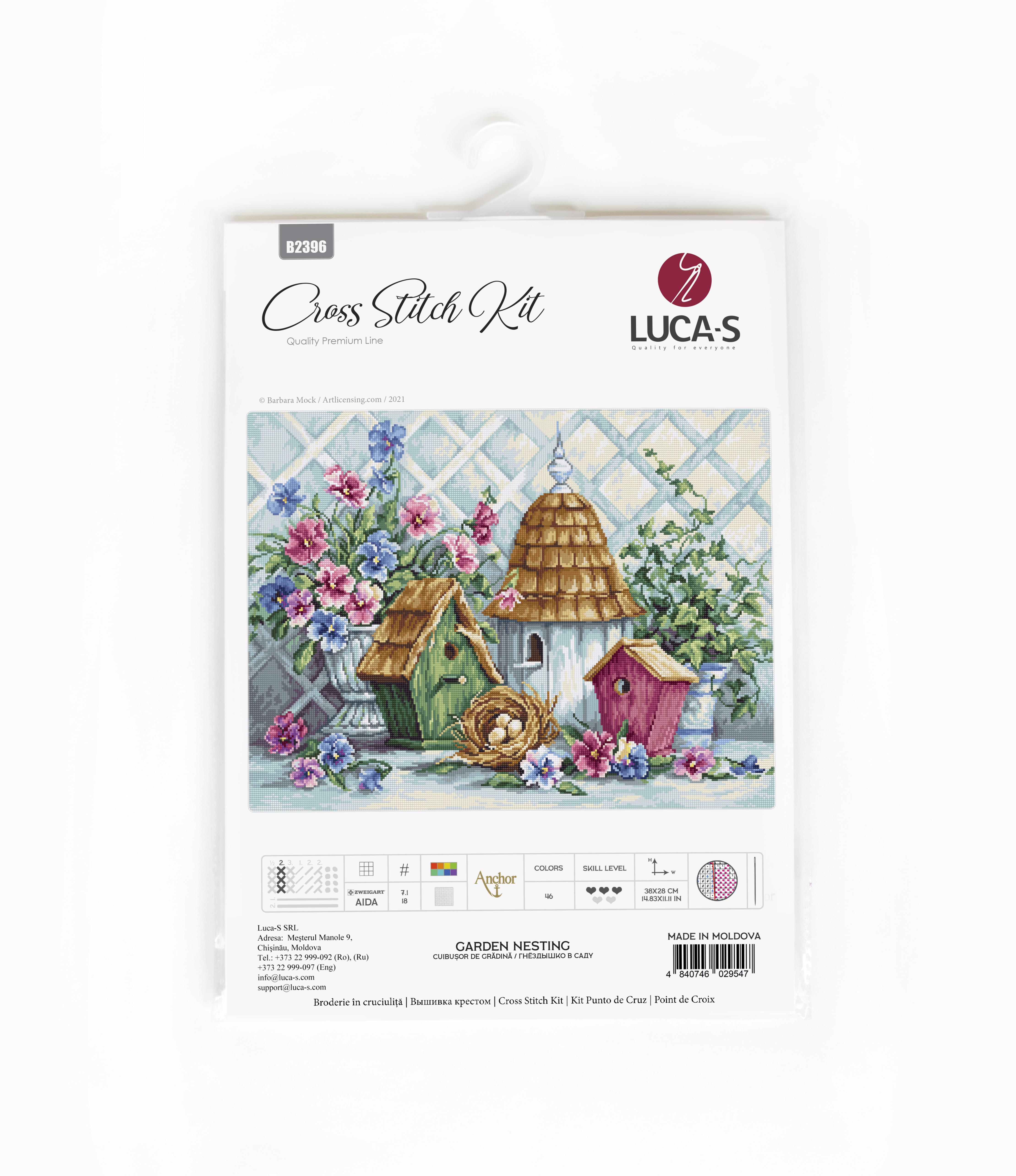 Garden Nesting - Cross Stitch Kit