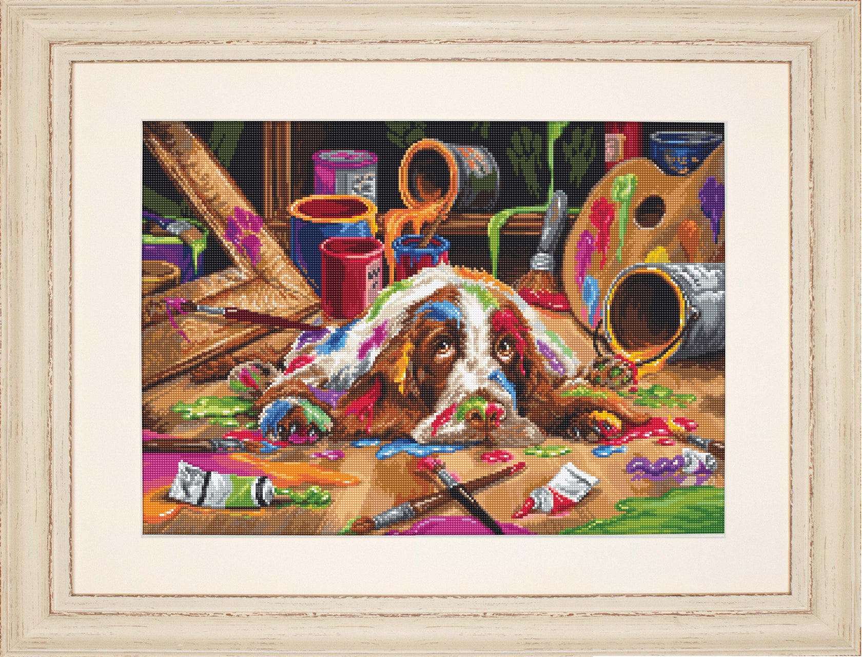Puppy Picasso - Cross Stitch Kit 