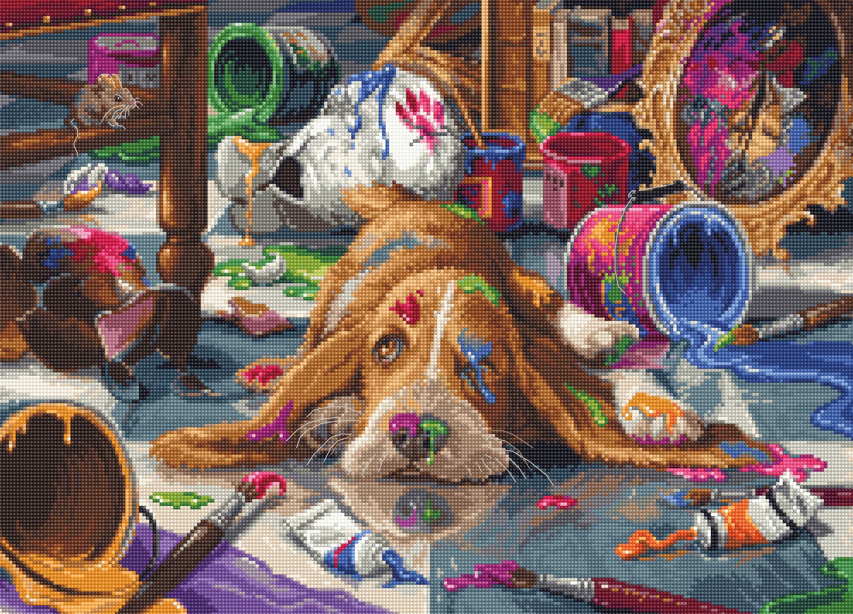Picasso's Colors - Cross Stitch Kit