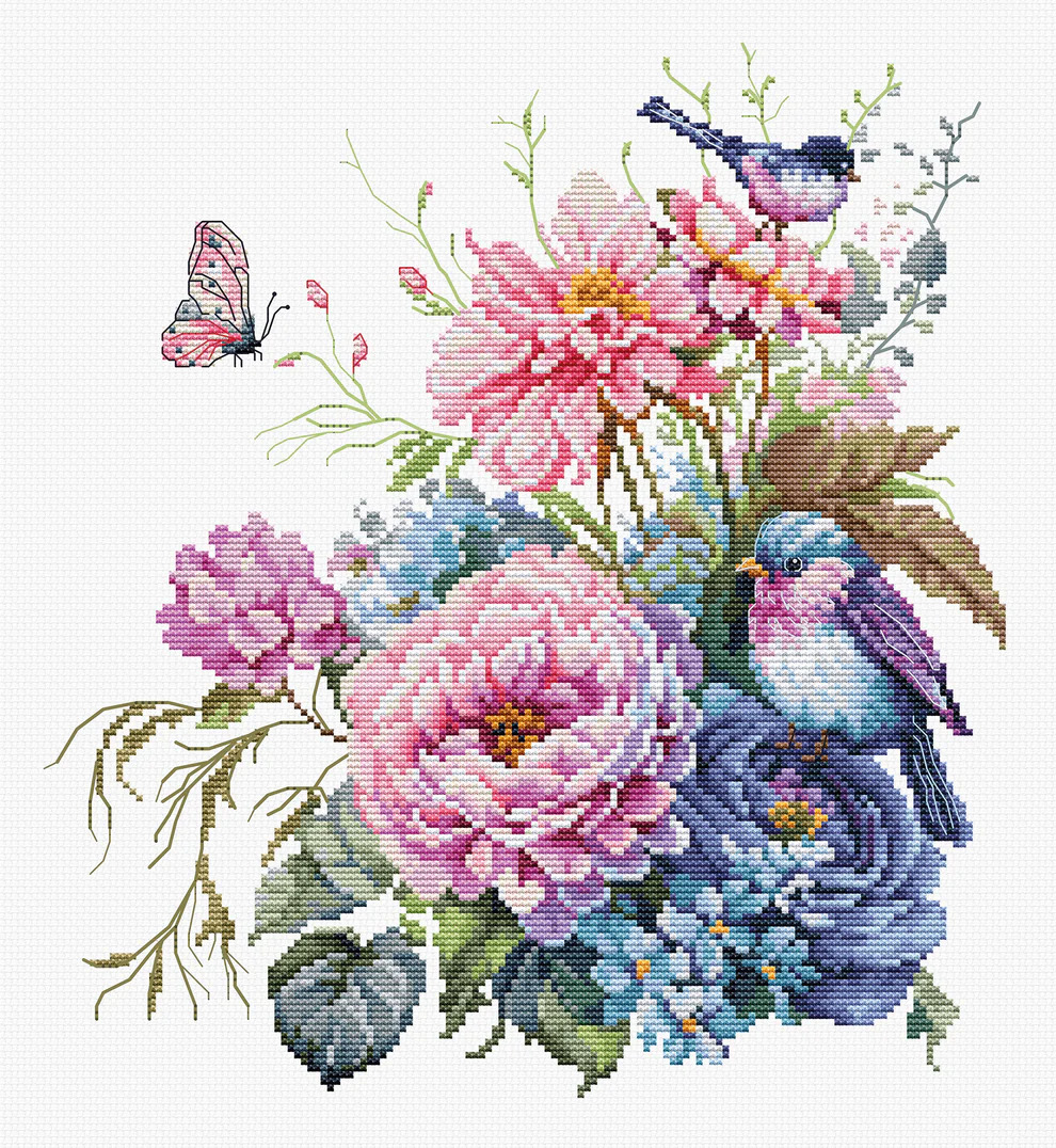 The Birds Summer - Cross Stitch Kit 