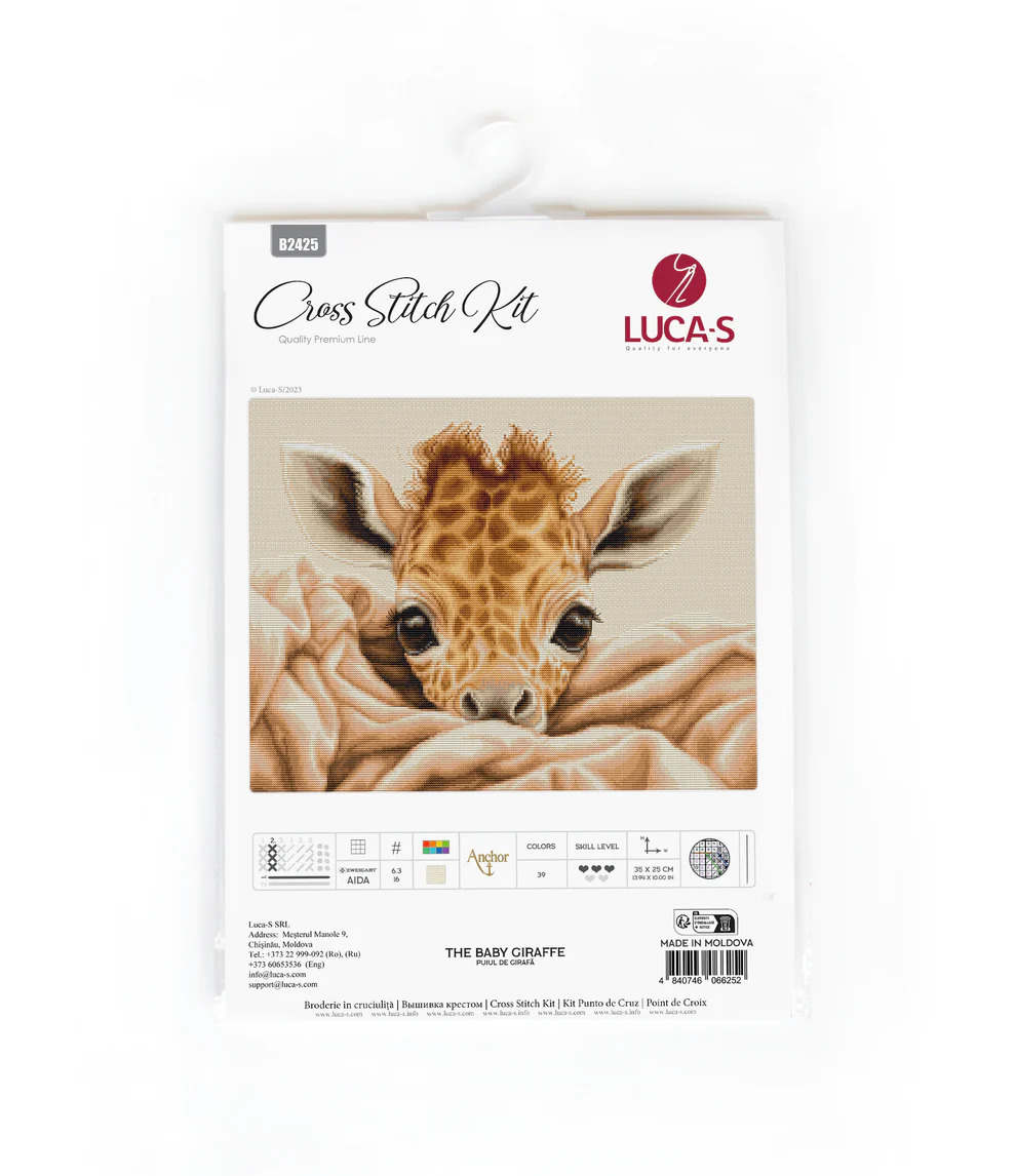 The Baby Giraffe - Cross Stitch Kit 