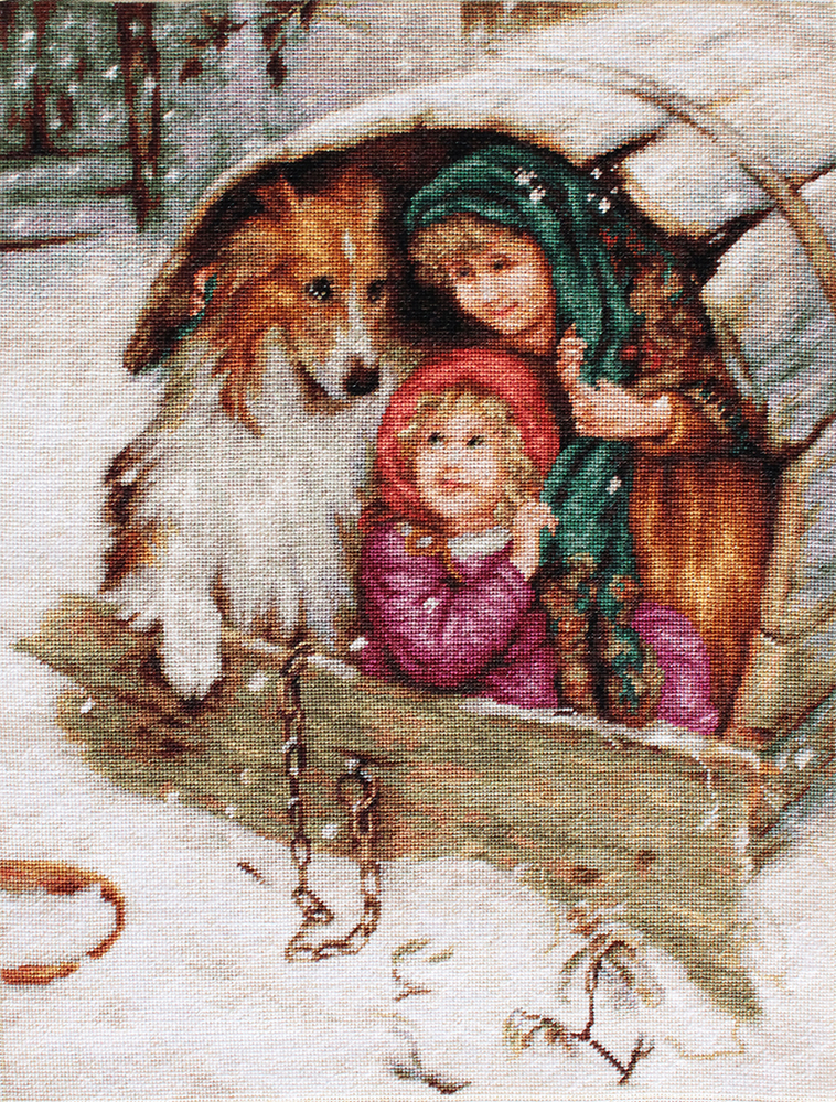 Weather Bound with Collie - Cross Stitch Kit