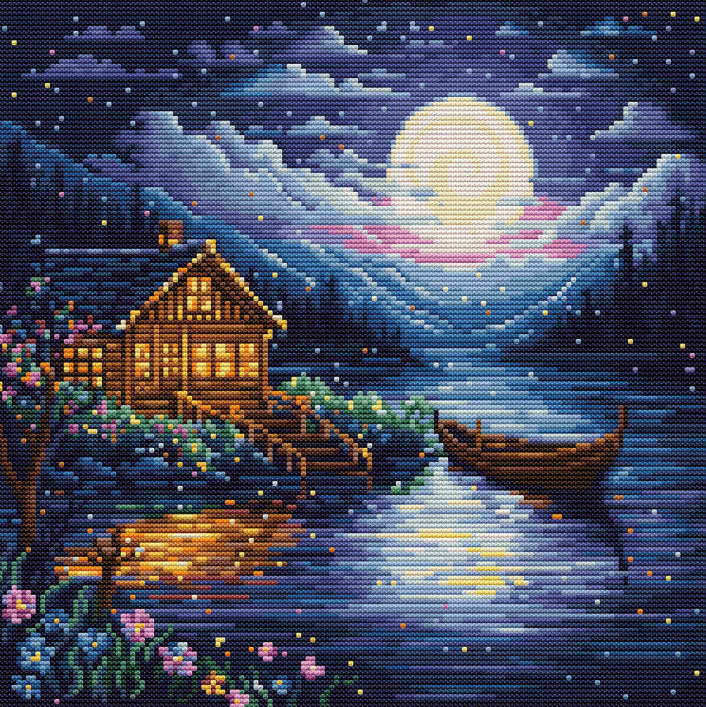 Spring Night - Cross Stitch Kit 