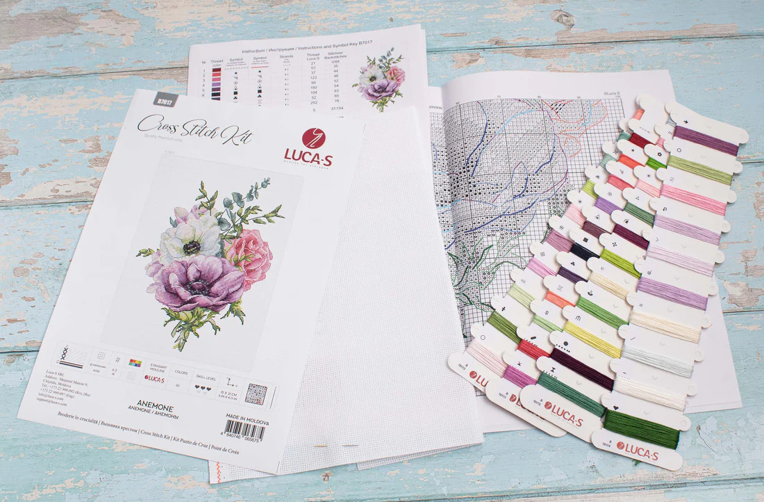 Anemone - Cross Stitch Kit