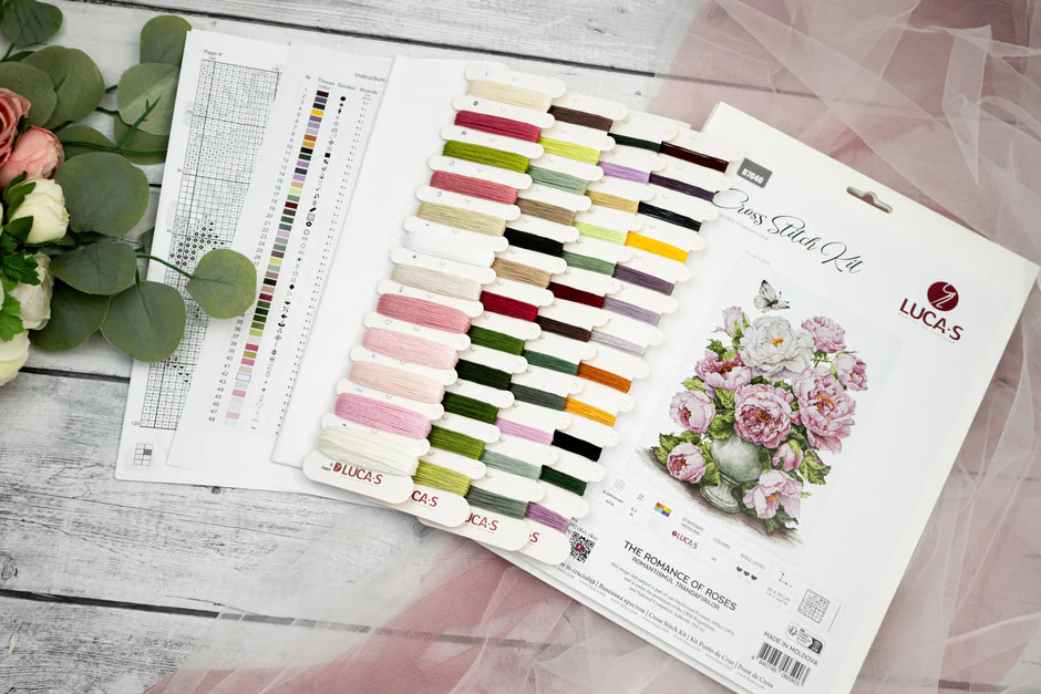 The Romance of Roses - Cross Stitch Kit