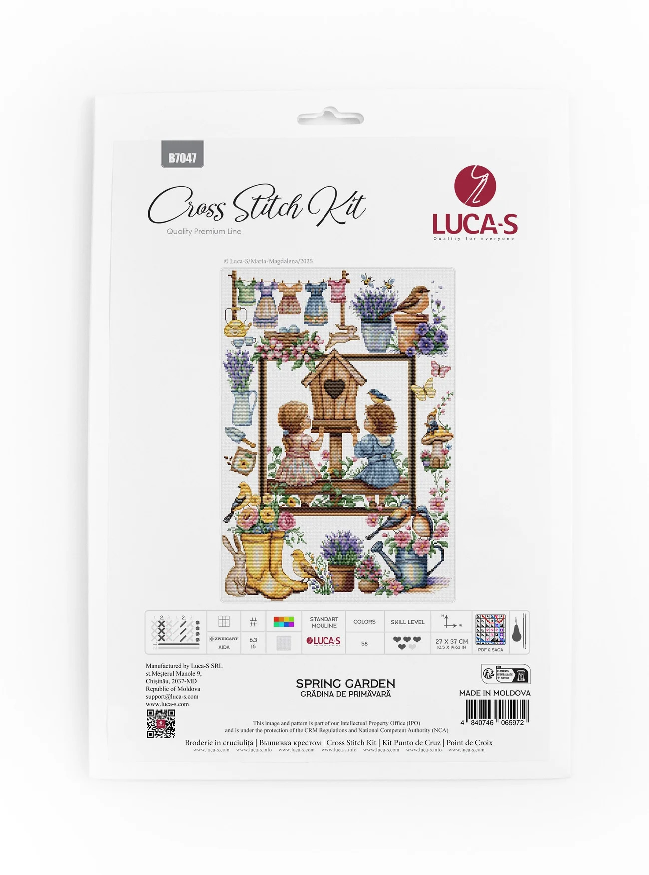 Spring Garden - Cross Stitch Kit