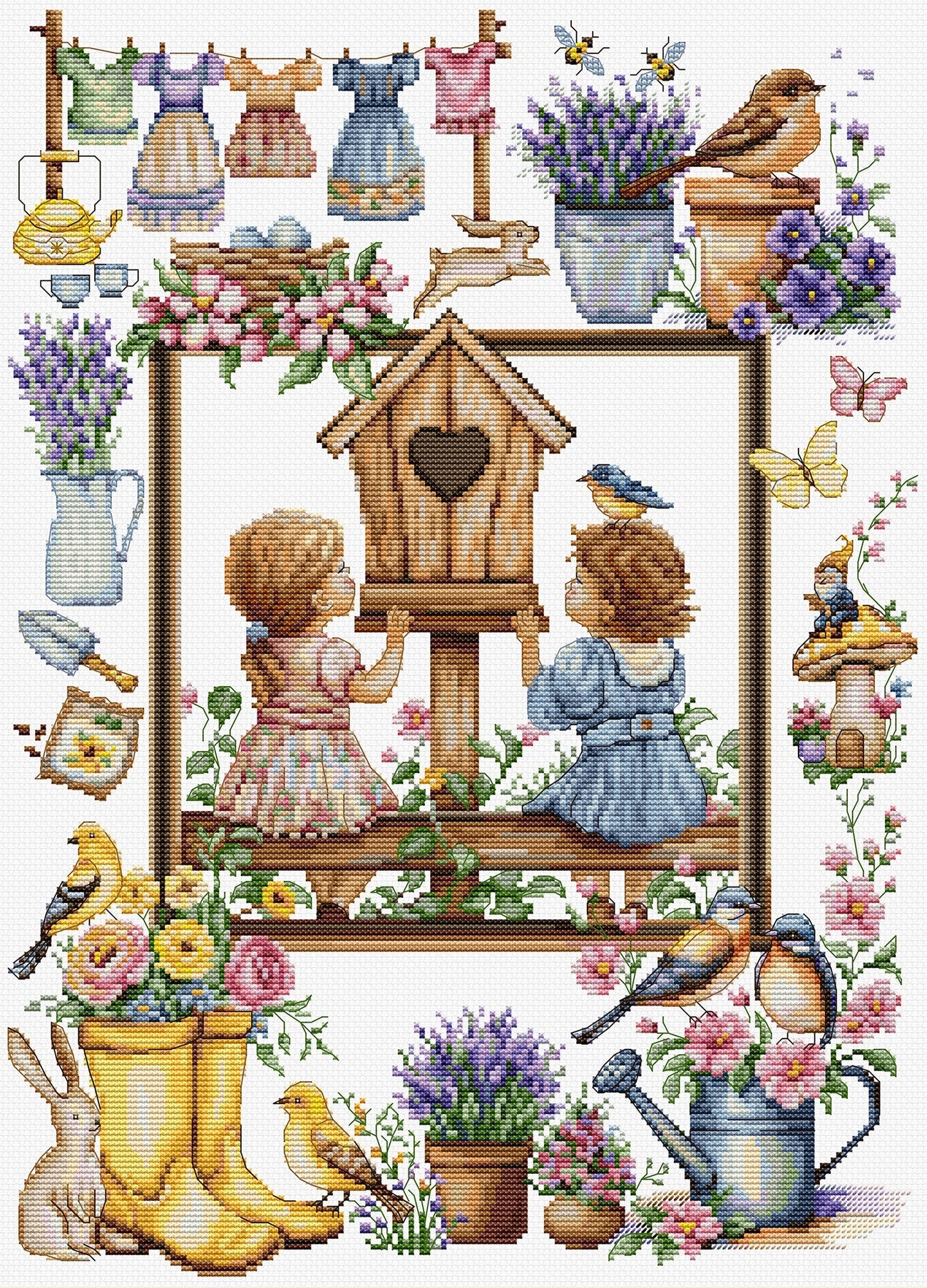 Spring Garden - Cross Stitch Kit