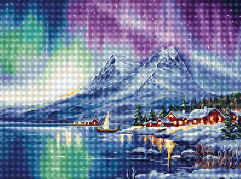 Northern Lights - Cross Stitch Kit 