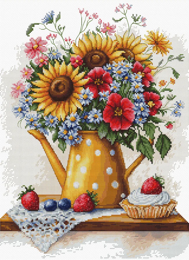 Summer Flowers - Cross Stitch Kit