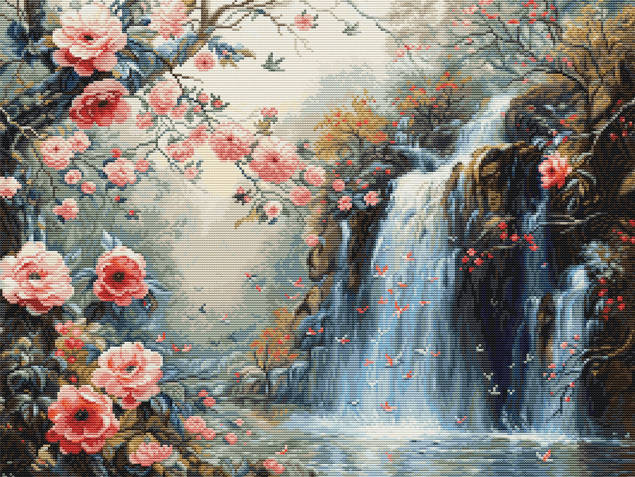 Crystalline Waterfall - Cross Stitch Kit
