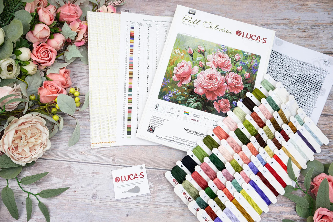The Roses Garden - Cross Stitch Kit