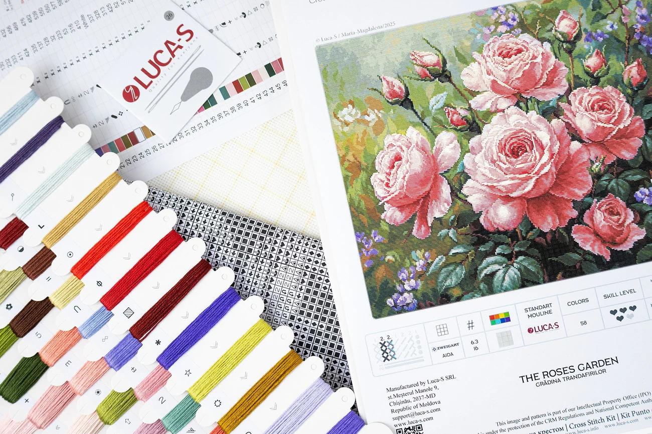 The Roses Garden - Cross Stitch Kit